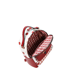 Комплект Nikky, 2 раници и портфейл, Charry Lips white