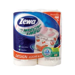 Кухненска ролка Zewa Wisch&Weg,с декорация, оп2