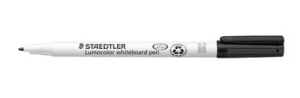 Маркер Staedtler Lumocolor 301 за бяла дъска, М, черен