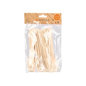 Вилици Kinvara, дървени, 24 броя