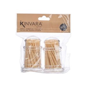 Клечки за зъби Kinvara, 2 опаковки х 200 броя