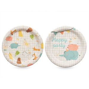 Картонени чинии Arte Regal Happy Party, 22 cm, 6 броя
