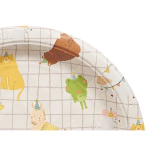 Картонени чинии Arte Regal Happy Party, 22 cm, 6 броя