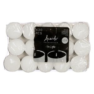 Чаени свещи Acorde, White Tea, 3 часа, 30 броя