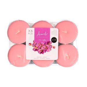 Чаени свещи Acorde, Orchid, 9 часа, 6 броя