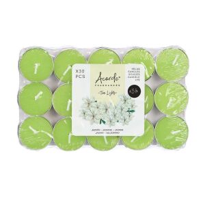 Чаени свещи Acorde, Jasmine, 3 часа, 30 броя