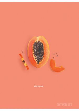 Тетрадка с телчета А5, 60 листа, широки редове, БГ, Fruits