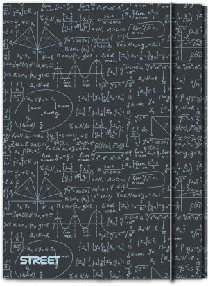 Папка с ластик Street Math A4, 1 cm