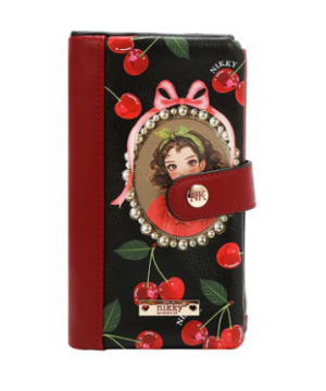 Портфейл Nikky, 17.5x10x2 cm, Cherry Lips