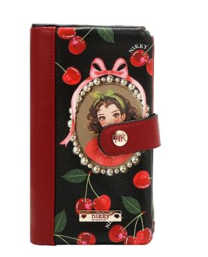 Портфейл Nikky, 17.5x10x2 cm, Cherry Lips