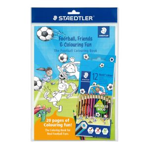 Комплект моливи Staedtler NC 185,12 цв с книжка за оцветяване