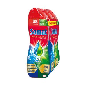 Гел за съдомиялна машина Somat XXXL Duo, 2.05 L, 2 броя