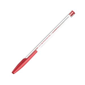 Beifa Гел ролер TA608-03B7, с капачка, 0.7 mm, прозрачен, червен