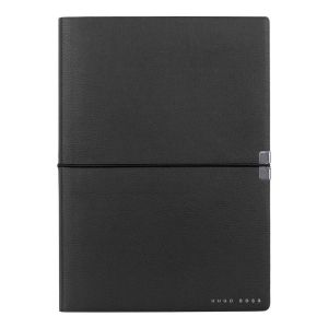 Hugo Boss Тефтер Elegance Storyline, на редове, A5, черен
