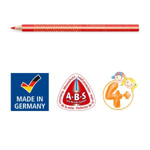 Цветни моливи Staedtler NC 128 Jumbo, 10+2 цвята + острилка