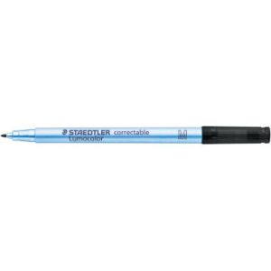 Маркер Staedtler Lumocolor correctable 305,черен M