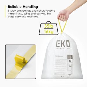 Торби за смет Eko, тип G, с връзка, 50-90 L, 10 броя