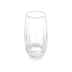 Чаша Vivalto, стъклена, релефни линии, 510 ml, 6 броя