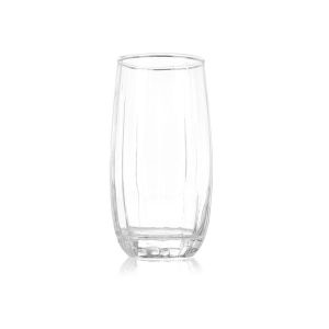 Чаша Vivalto, стъклена, релефни линии, 510 ml, 6 броя