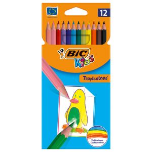 Цветни моливи BIC, 12 цвята