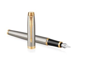 Писалка Parker Royal IM Brushed Metal GT, M, с кутия