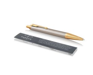 Химикалка Parker Royal IM Prem Warm Silver GT, с кутия
