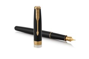 Писалка Parker Royal Sonnet Lacquer, черна GT, М
