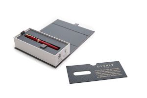 Писалка Parker Royal Sonnet Lacquer, червена GT, М