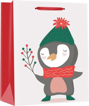 Подаръчна торбичка XMAS M, 71220, 17.8x22.9x9.8cm