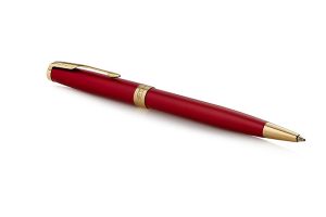 Химикалка Parker Royal Sonnet Lacquer, червена GT,без кутия
