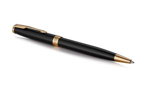 Химикалка Parker Royal Sonnet Lacquer, черна GT, без кутия