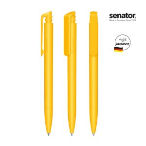 Химикалка Senator Trento Matt Recycled 3305, жълта 7408