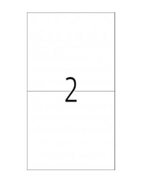 Етикети A4 Herma 210x148 mm, 2 етикета на лист