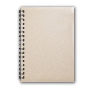 Бележник Gray А5, със спирала, 200 стр., бежов