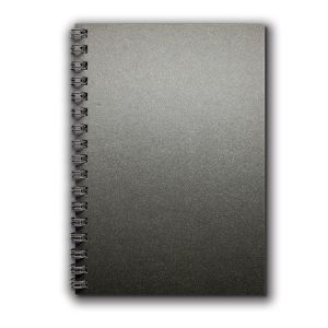 Бележник Gray А5, със спирала, 200 стр., графит