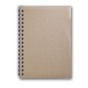Бележник Gray А5, със спирала, 200 стр., кремав