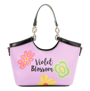 Чанта Nicole Lee, 34.5x23x8.5 cm, Violet Blossom