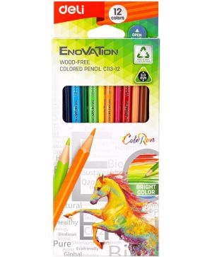 Цв.моливи Deli Enovation EC113-12