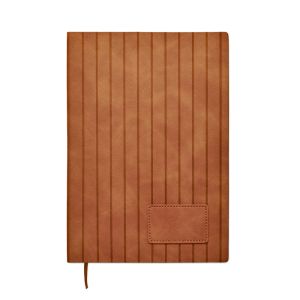 Бележник Tintray А5, 80л, PU корица, КАФЯВ