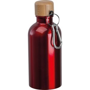 Метална бутилка за вода, 750ml, червена