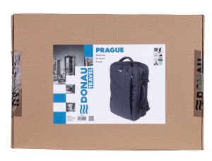 Раница за лаптоп 17" Donau Travel Prague, черна