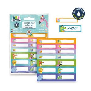 Kомплект стикери за име Trendhaus ABC, 42 части