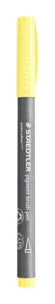Флумастер Staedtler Pigment Brush 371,пастжълт 105