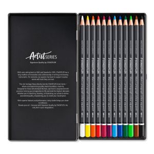Цветни моливи Staedtler Mars Lum. Aquarell 104, 12 цвята