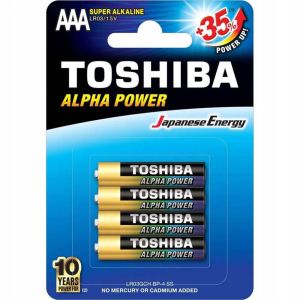 Батерии TOSHIBA Alpha powerAAA  LR03