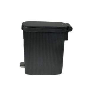 Кош за отпадъци Eko Touchgo, с педал, 10 L, черен