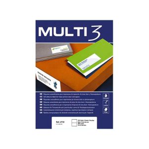 Етикети Multi 3 99.1x93.1mm А4,6ет.на лист