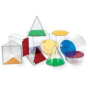 Learning Resources Комплект геометрични фигури, големи, 10 броя