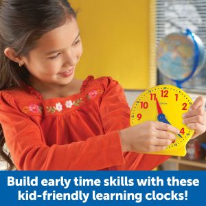 Learning Resources Комплект Часовници за училище, 25 броя