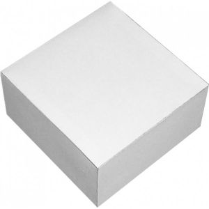 Кубче 8.3х8.3 см, 400 л., Бял